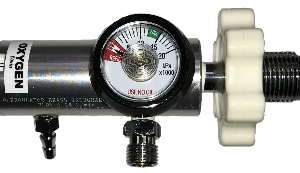 Oxygen (O₂) Regulator Bullnose Dual Outlet