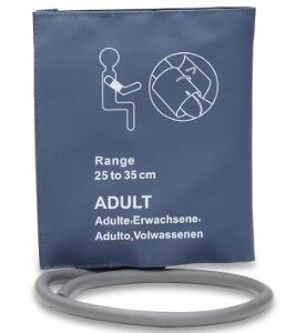 BP Cuff, Single Tube with Bladder, Adult