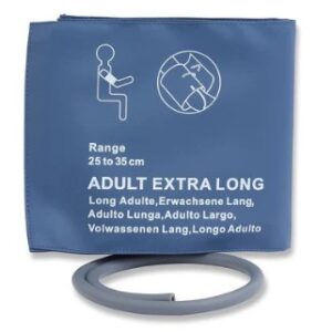 BP Cuff, Single Tube with Bladder, Adult Extra Length
