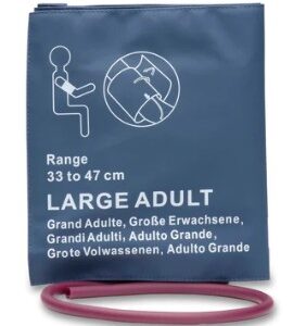 BP Cuff, Single Tube with Bladder, Large Adult